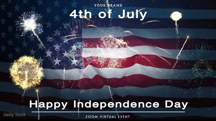 Independence Day of USA | 4th of  July Video Prezentacja (16:9) template